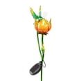 thumbnail image 3 of Better Homes & Gardens Solar LED Flower With Hummingbird Glass & Metal Stake Light Outdoor Décor, 5.7"W x 6.5"D x 28.1"H, 1.1 lb weight, 3 of 9