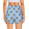 thumbnail image 2 of Lsque Terrier Printed Women's Running Shorts with Liner Pockets,Elastic Quick Dry Workout Athletic Gym Yoga Shorts,Womens High Waist Shorts-Medium, 2 of 9