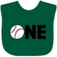thumbnail image 3 of Inktastic One Baseball First Birthday Boys or Girls Baby Bib, 3 of 4