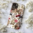 thumbnail image 5 of Glamorous Y2K Collage Phone Case, Leopard Print Disco Ball Lips Stars Art Cover for iPhone 17 16 15 14 13 12 11 Pro Plus Mini, 5 of 6