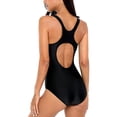 thumbnail image 2 of Women's One Piece Athletic Racerback Swimsuit Slimming Bathing Suit, 2 of 7