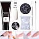 thumbnail image 2 of Pisexur Belleza Maquillaje Kit de gel de extensión de uñas Poly, gel transparente, kit de prueba para mejorar las uñas, con mini uñas, 15 mlpara mujeres y hombres, 2 of 2