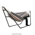 thumbnail image 6 of Juiluna Heavy-Duty Steel Hammock Stand, 130 * 40 * 51in for 2 People, Portable Design,for 9.5 to 14 ft Hammocks, Ideal for Outdoor Balconies, Porches, Patios, Decks and Backyards., 6 of 7