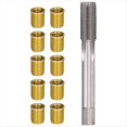 thumbnail image 1 of Herramientas de Reparación de Roscas de Bujías, Insertos de Rosca M12x1,25 + Herramientas de Reparación de Orificios de Rosca de Bujías de Metal de Macho de Roscar M14x1,25, 1 of 5
