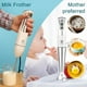 thumbnail image 4 of Immersion Hand Blender, UTALENT 3-in-1 8-Speed Stick Blender with Milk Frother, Egg Whisk for Smoothies, Coffee Milk Foam, Puree Baby Food, Sauces and Soups - White, 4 of 5