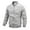 White, variant on Mens Leather Jacket Loose Sports Casual Bussiness Full Zip Oversized Denim Jacket Women,Light Gray,2XL