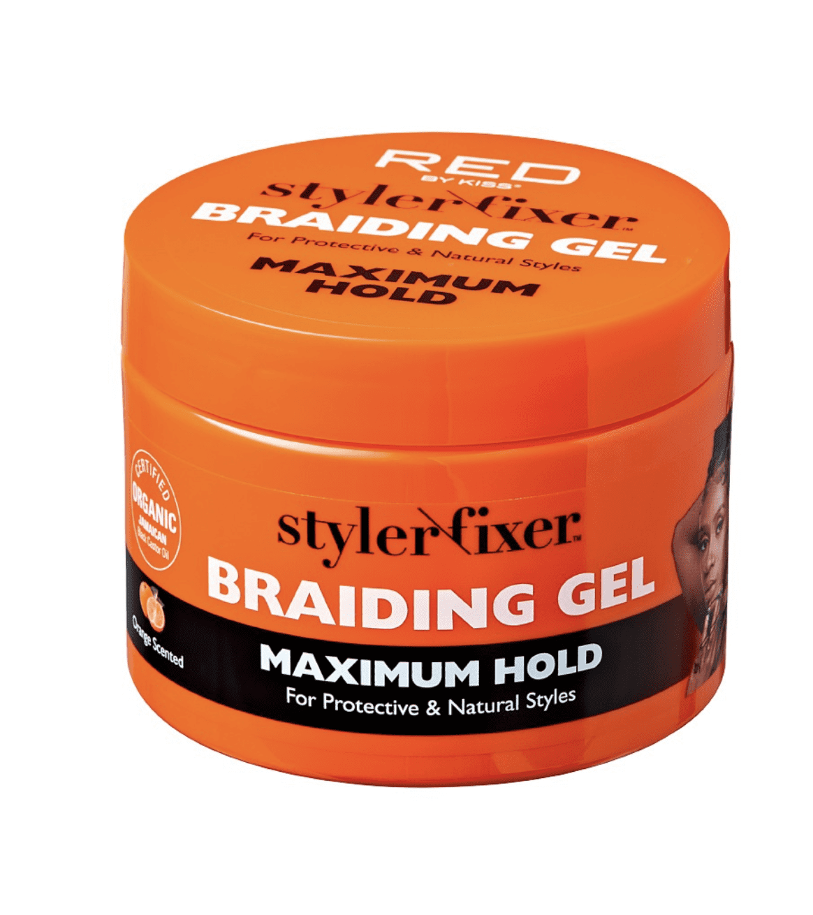 Red by Kiss Styler Fixer Braiding Gel Maximum Hold (SMB01 Orange