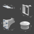 thumbnail image 2 of Cerraduras magnéticas de seguridad para gabinetes para niños, a prueba de bebés, sin necesidad de herramientas ni tornillos, fáciles de instalar en segundos, invisibles, 2 of 5