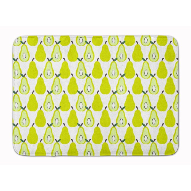 "Treasures Pears on White Floor Mat, 19"" x 27"", multicolor" Caroline's Treasures BB5147RUG