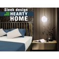 thumbnail image 3 of Acacia Kaylin Bed Frame with Headboard Solid Wood Platform Bed, Queen Size Bed Frame, Unique Design Contemporary Signature Wood Bed Compatible with All Mattresses, Non-Slip and Noise-Free, Mocha, 3 of 5