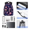 thumbnail image 6 of Gukieu American Stars Print Backpack, Waterproof Backpack with Adjustable Shoulder Straps, Suitable for Campus, Business, Travel, Unisex, 6 of 6