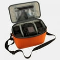 thumbnail image 4 of Bolsa impermeable para lentes de cámara DSLR con correa, funda protectora para bolsa divisoria (naranja), 4 of 8