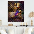 thumbnail image 2 of Designart Luxury Champagne And High Heel I Canvas Wall Art, 2 of 5