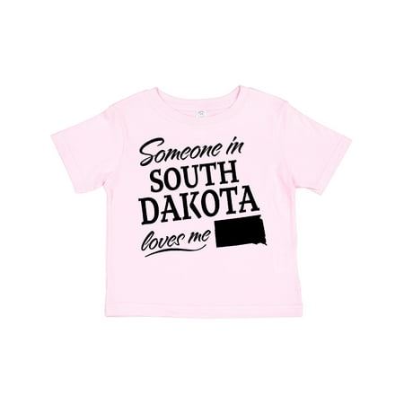 

Inktastic Someone in South Dakota Loves Me Gift Toddler Boy or Toddler Girl T-Shirt