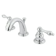 Kingston Brass English Country 8 in. Widespread Bathroom Faucet Polished Chrome Chrome Finish
