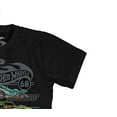 thumbnail image 5 of Hot Wheels Boys T-shirt, Graphic Printed Cartoon Animated Movie Cars Shirt Black - XS, 5 of 5