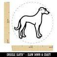 thumbnail image 2 of Speedy Lanky Greyhound Dog Self-Inking Rubber Stamp Ink Stamper - Blue Ink - Medium 1 Inch, 2 of 7