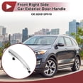 thumbnail image 2 of Manija de Puerta Exterior del Lado Derecho del Coche Unique Bargains No.826512P010 para Kia Sorento EX, LX, Limited, SX 2.4L 2014-2015 Color Electrochapado ABS 1 Pc, 2 of 6
