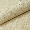 thumbnail image 3 of Hanmade Woven Rectangle Jute Rug, Rustic Braided Reversible Farmhouse Carpet for Kitchen, Living Room, Bedroom. Barley White, 2.6 X 14 FT, 3 of 4