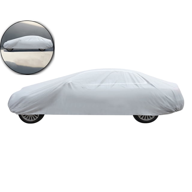 Dvruxg Waterproof All-Weather Car Cover for Medium, Large, and Small Vehicles - Perfect for SUVs and Automobiles - Durable Protection for Car Seats