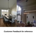 thumbnail image 5 of Marsie Modern Farmhouse 40-inch Linear Chandelier Globe Glass Kitchen Island Pendant Lights for Dining Room, 5 of 5