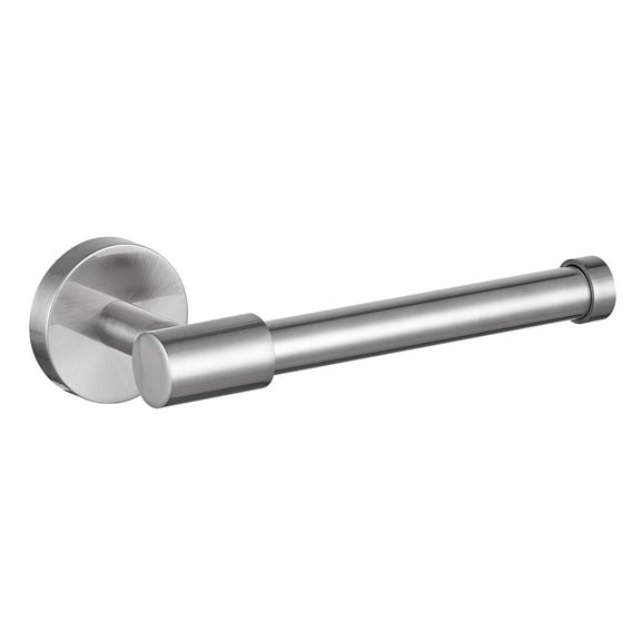 Design House 558346 Graz Wall Mounted Modern Toilet Paper Holder for Bathroom Satin Nickel
