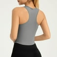 thumbnail image 5 of Timegard Tank Tops for Women Racerback Workout Yoga Top Skinny Cropped Sleeveless Athletic Gym Tee Shirts, 5 of 6