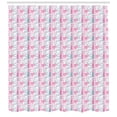 thumbnail image 3 of Ambesonne Romantic Shower Curtain, Love You Calligraphy, 69"Wx70"L, Pale Pink Teal, 3 of 3