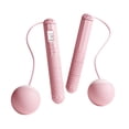 thumbnail image 2 of Almencla Cordless Jump Rope LCD Digital Display Weighted for Home Gym Fitness Workout Pink, 2 of 8