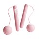 thumbnail image 2 of Cuerda para saltar inalámbrica, profesional, con función de cuenta atrás, cuerda para saltar sin cuerda para gimnasio en casa, entrenamiento físico, Rosa, 2 of 8