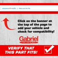 thumbnail image 5 of Gabriel G52145 Puntal Ultra Delantero Derecho Para Bobina Bmw X5 00-06 (Tipo Resorte Delantero) (Paquete De 1), 5 of 5