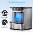 thumbnail image 4 of Nugget Ice Maker Countertop with Removable Tank, 41Lbs Per Day, One-Touch Fast Ice in 6 Mins, Self-Cleaning & Ultra Quiet for Home, Office, Party, 4 of 9