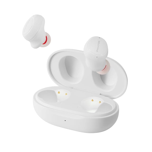 Auriculares Phiaton Bonobuds Plus Inalámbricos con Cancelación Activa de Ruido (ANC) Blanco Floral