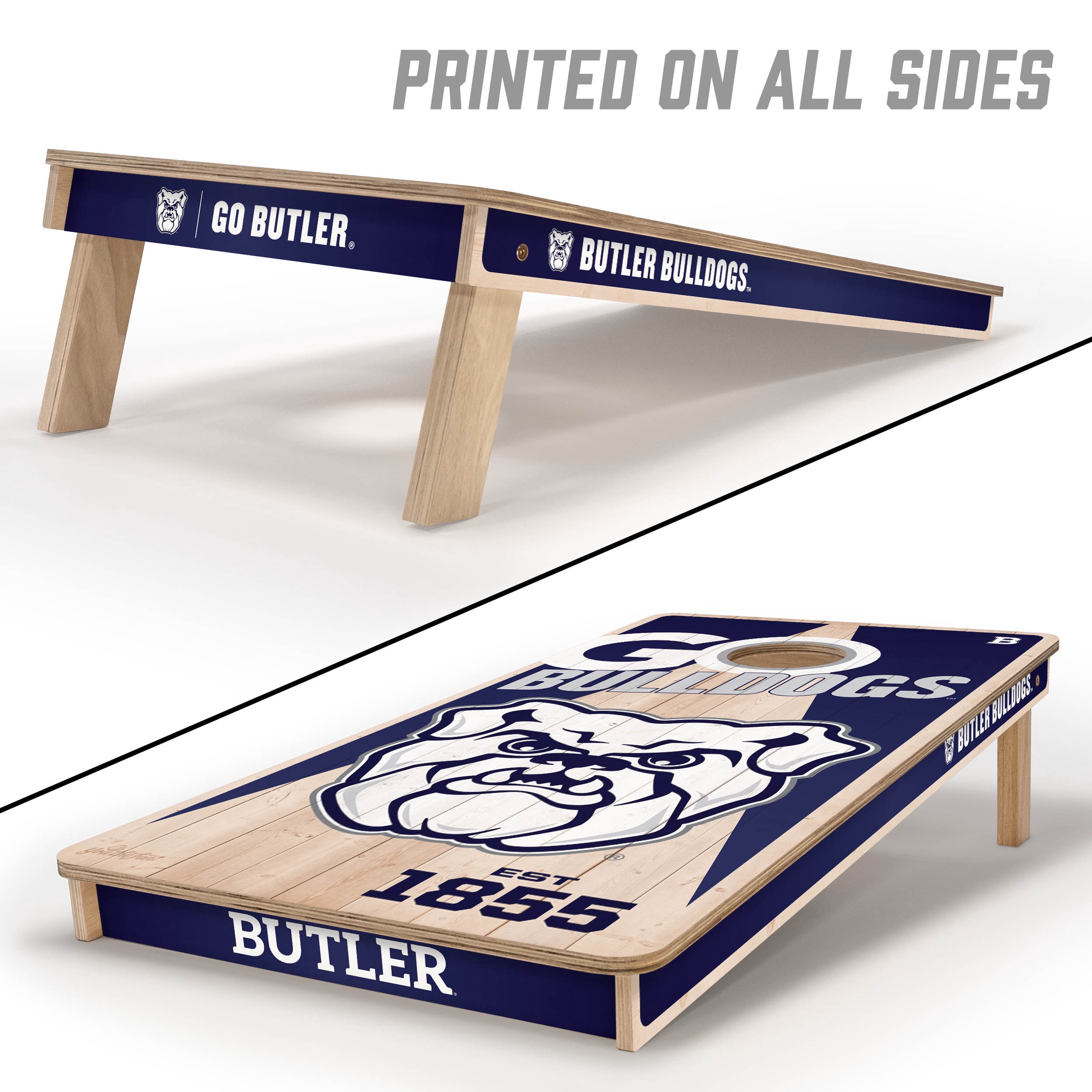 YouTheFan NCAA Butler Bulldogs 2' x 4' Cornhole Game No Bags