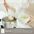 thumbnail image 7 of Vesteel Kitchen Utensils Set of 6, Silicone Cooking Utensils with Wooden Handle, Non-Stick Cookware & Heat Resistant, Includes Spatula/Ladle/Slotted Turner/Serving Spoon/Spaghetti Server (Khaki), 7 of 7