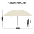 thumbnail image 2 of YSTIANN Automatic Safety Umbrella with Reflective Strips - Quick Open/Close Rain Protection for Night Visibility - Lightweight & Windproof for Commuters & Walkers AZ78-4812, 2 of 6