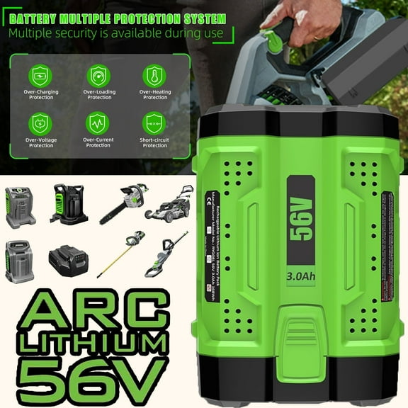 OEM EGO Power  BA1400T 56-Volt 2.5 Ah Battery with Upgraded Fuel Gauge (3rd Gen)