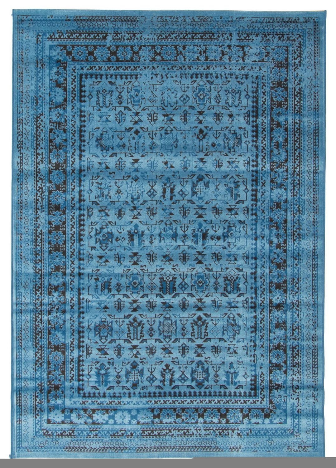 ECARPET Traditional Style Area Rug for Dining Room, Living Room and Bedroom Wilby Blue