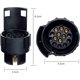 thumbnail image 4 of Adaptador de remolque Adaptador de remolque de 13 pines a 7 pines Conector convertidor de enchufe de remolque impermeable de 12 V para caravana, camión, RV, automóviles, barco - DKSFJKL, 4 of 5