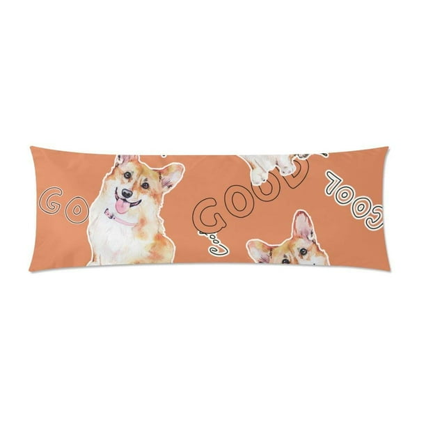 ABPHOTO Dogs Body Pillow Covers Pillowcase Throw Pillows 20x60