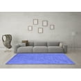thumbnail image 3 of Ahgly Company Indoor Rectangle Oriental Blue Industrial Area Rugs, 2' x 3', 3 of 4