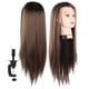 thumbnail image 5 of Cabeza de maniquí profesional para entrenamiento de peluquería, para peinado y trenzado, 65 cm, 5 of 14