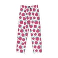 thumbnail image 4 of Goofa Hand Drawn Strawberry Printed Soft Pajama Pants for Men, Wide Leg Comfy Casual Lounge Yoga Pants-Medium, 4 of 9