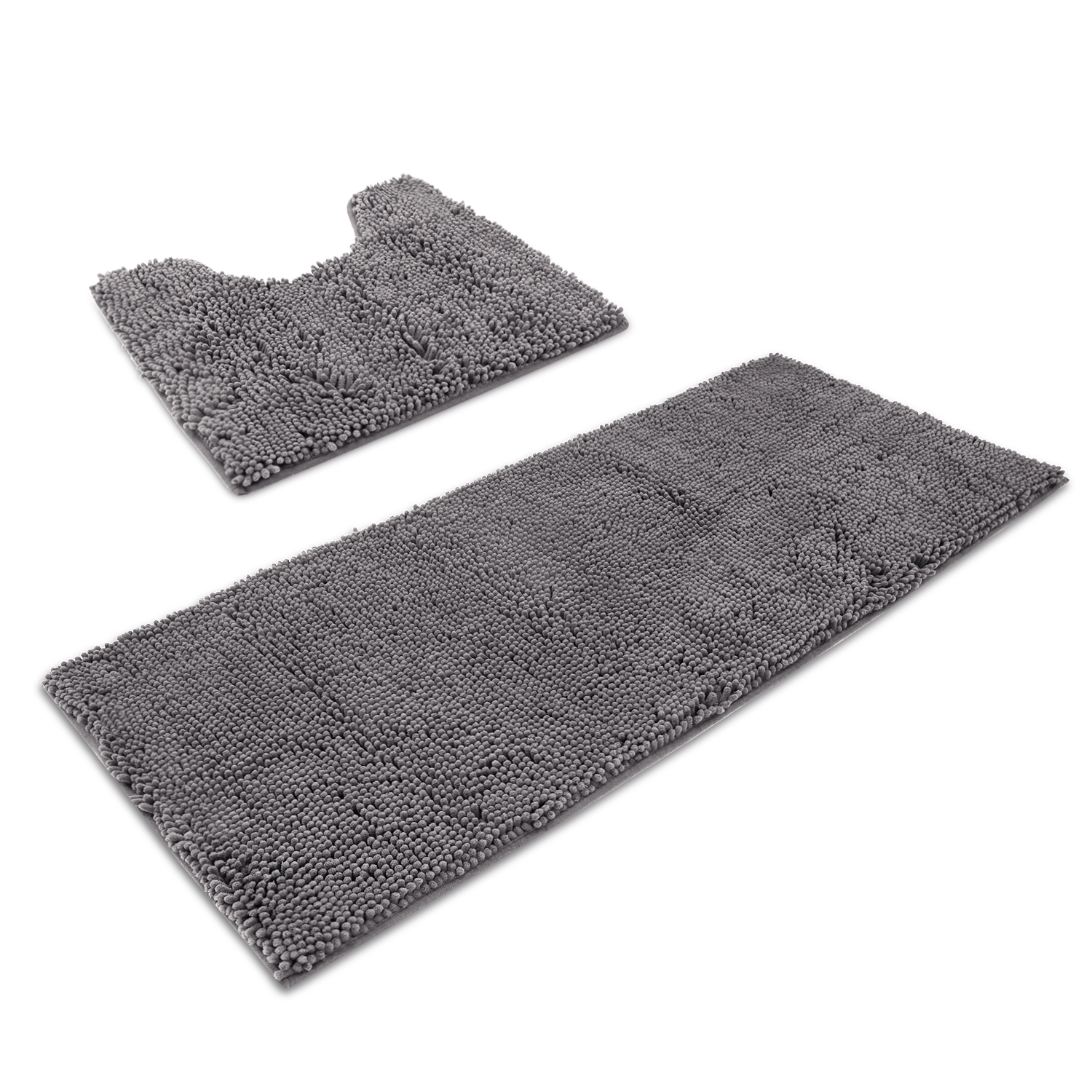 AOACreations Bathroom Rugs Luxury Ultra Soft Chenille Bath Mat 2 Piece
