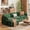 Green, variant on 2-Seater Sofa Set for Bedroom, Noelse Comfy Cloud Love Seat Couch with Double Layer Upholstered Seat Cushion, Deep Seat Couch Sofa for Living Room Bedroom and Apartment, Green