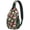 Exotic, variant on Dessert Food Pattern Ice Cream Summer Style Trendy Sling Backpack for Women Men Lightweight and Multi-functional