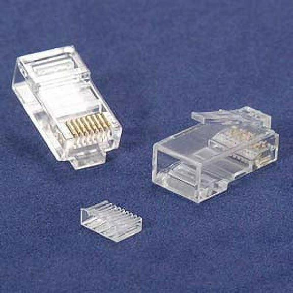 ACCL RJ45 Cat.6 Plug Stranded 50 Micron w/ Inserter 100pk, 1 Pack