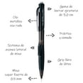 thumbnail image 2 of Twist-Erase CLICK Mechanical Pencil (0.5mm) CLEAR Barrel, Black Grip, 12 Count, 2 of 9