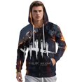 thumbnail image 2 of Dead by Daylight DBD Jacket Casual Oversized Hoodie Stylish Zipper Hooded Sweatshirt Warm Loose Outerwear S, 2 of 8