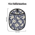 thumbnail image 3 of Naloa Lilies Flowers Silicone Pot Holders, Oven Mitts Heat Resistant Hot Pads, Non Slip Pot Holder for Kitchen Baking and Cooking 9.4 x 7.5 Inches, 3 of 7